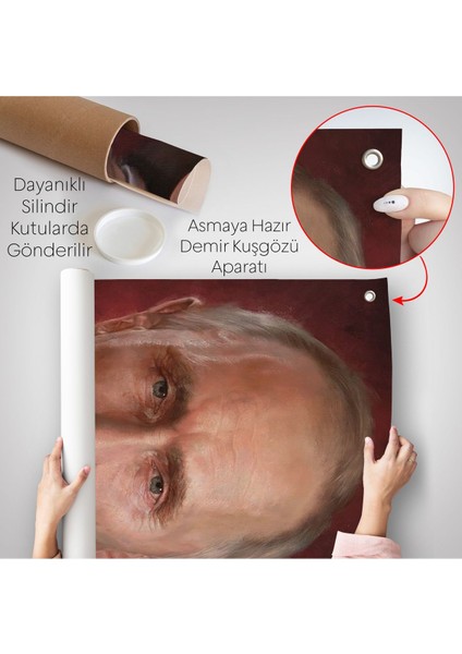 Vladimir Putin Rusya Devlet Başkanı Duvar ÖRTÜSÜ-7768 indirimleri