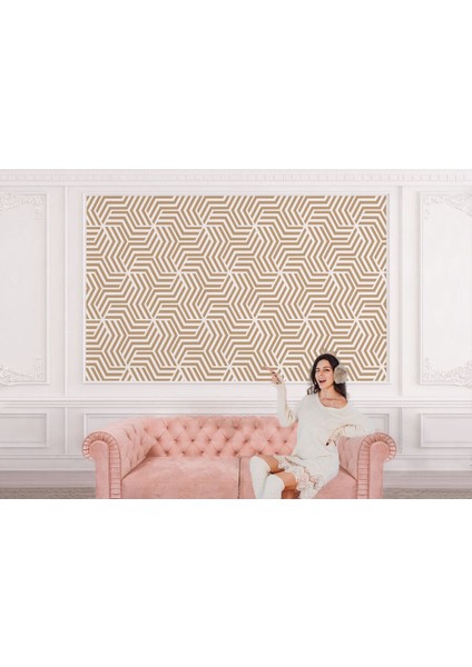Db Pastel Renkli Geometrik Desenli Duvar KAĞIDI-5783 modelleri