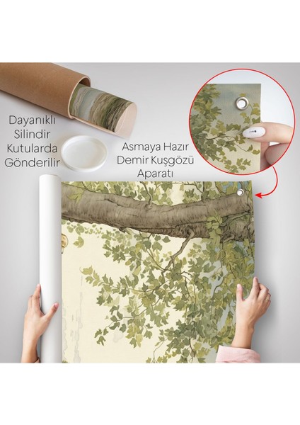 Manzarayı Izleyen Yalnız Köpek Duvar ÖRTÜSÜ-7525 indirimleri