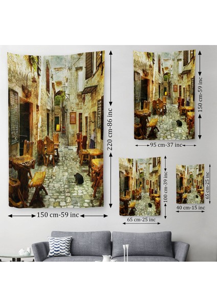 Güzel Sokak Duvar Örtüsü-Halısı - Beautiful STREET-6406 modelleri