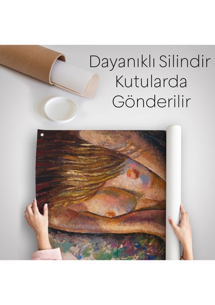Çıplak Kız Yağlıboya Güzellik Sanatı Banyo Duvar Örtüsü - HALISI-5252 indirimleri