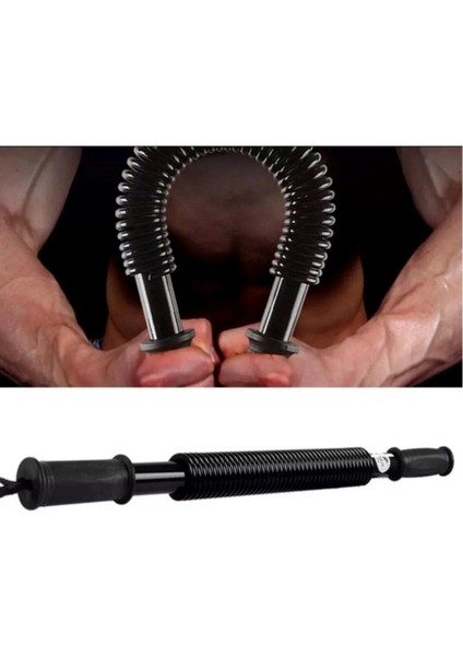 Göğüs Yayı Bükbük Yay El Bilek Omuz Kol Kas Geliştirici Egzersiz Aleti Demir Yay Kas Geliştirme