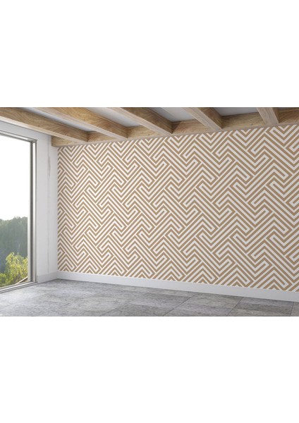 Pastel Renkli Geometrik Desenli Duvar KAĞIDI-5782 fiyatları