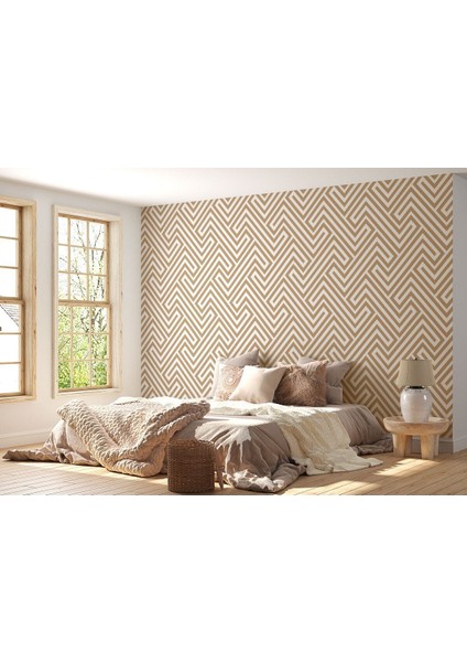Pastel Renkli Geometrik Desenli Duvar KAĞIDI-5782 modelleri