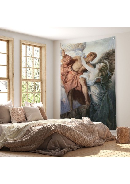 Gün Doğumu Yıldızı Herbert James Draper Dekoaratif Duvar Örtüsü - HALISI-6148