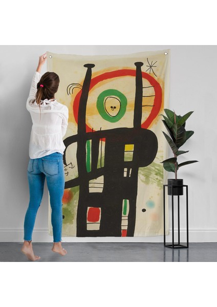 Joan Miro - Büyük Bilgisayar Duvar ÖRTÜSÜ-7350 modelleri
