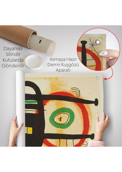 Joan Miro - Büyük Bilgisayar Duvar ÖRTÜSÜ-7350 indirimleri