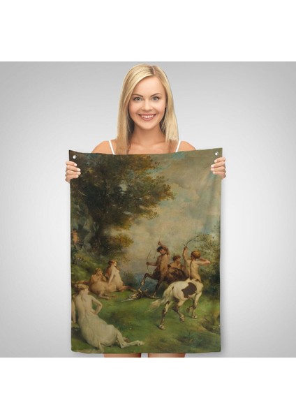 Eugene Fromentin'in Sentorlar, At Adamlar Duvar Örtüsü - HALISI-6326 fiyatları