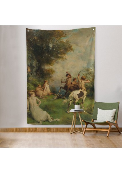 Eugene Fromentin'in Sentorlar, At Adamlar Duvar Örtüsü - HALISI-6326