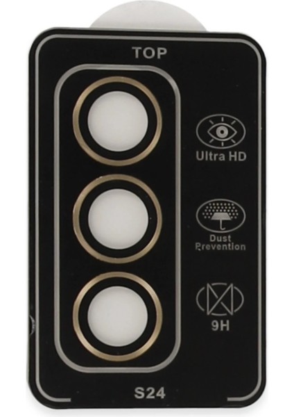 Samsung Galaxy S24 Pvd Metal Kamera Lens - Gold Nrmsa fiyatları