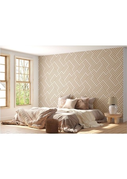 Pastel Renkli Geometrik Desenli Duvar KAĞIDI-5780 fiyatları