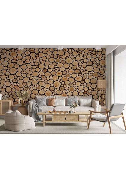 DK001 Seri Odun Kütükleri Duvar KAĞIDI-5077