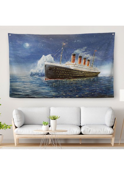 Titanik Gece Manzarası Duvar ÖRTÜSÜ-HALISI-1238
