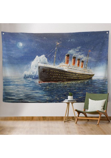 Titanik Gece Manzarası Duvar ÖRTÜSÜ-HALISI-1238