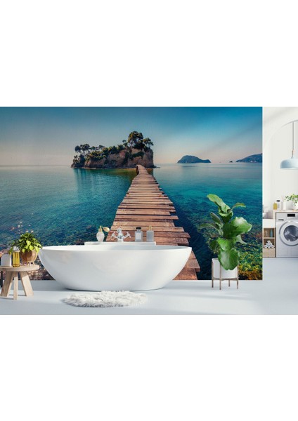 Zakinthos Adası Yunaniztan Dekoratif duvar KAĞIDI-3584