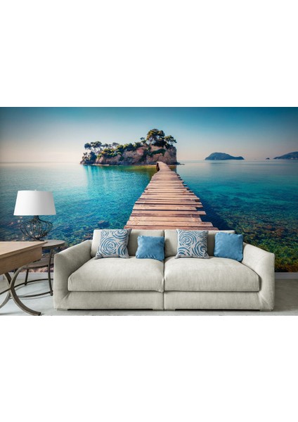 Zakinthos Adası Yunaniztan Dekoratif duvar KAĞIDI-3584 fırsatları