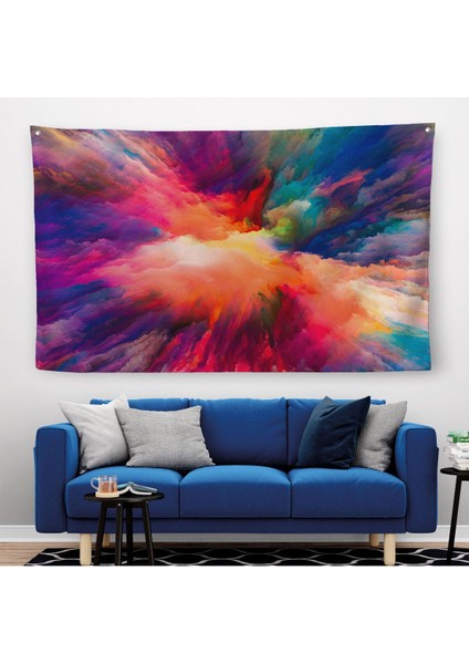 Duvar Örtüsü Soyut Renkli Kaliteli Kanvas Duvar HALISI-4000 fiyatları