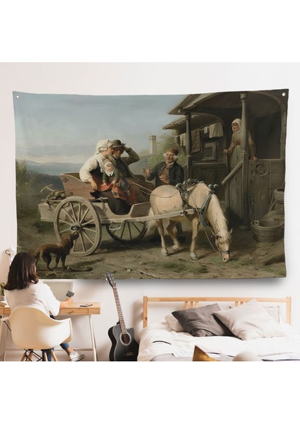 Nordenberg Bengt'un Ilk Ziyaret - Isveç Okulu Duvar ÖRTÜSÜ-7008