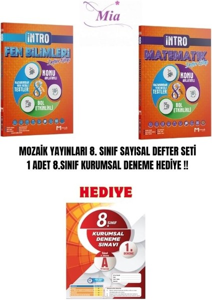 Lgs Mozaik Yayınları Sayısal Defter Set