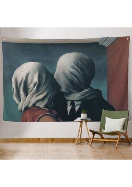 Rene Magritte The Lovers Duvar ÖRTÜSÜ-HALISI-5161