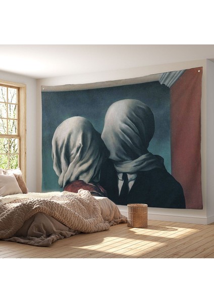 Rene Magritte The Lovers Duvar ÖRTÜSÜ-HALISI-5161