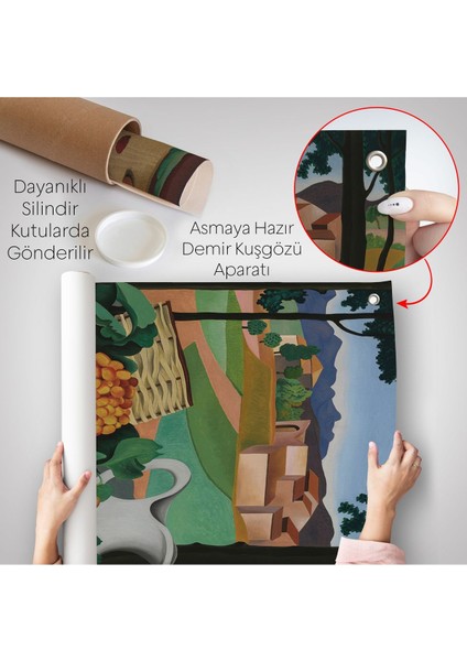 Auguste Herbin - Kirazlar Duvar Örtüsü - CHERRIES-7354 indirimleri