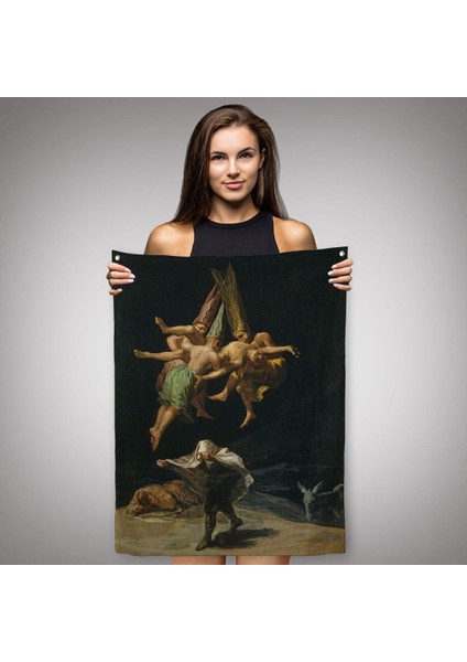 Cadıların Uçuşu Duvar Örtüsü - Halısı, Witches FLIGHT-6173 fiyatları