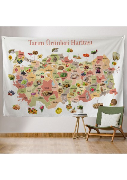 Tarım Ürünleri Yerli Malı Haftası Türkiye Haritası 1046