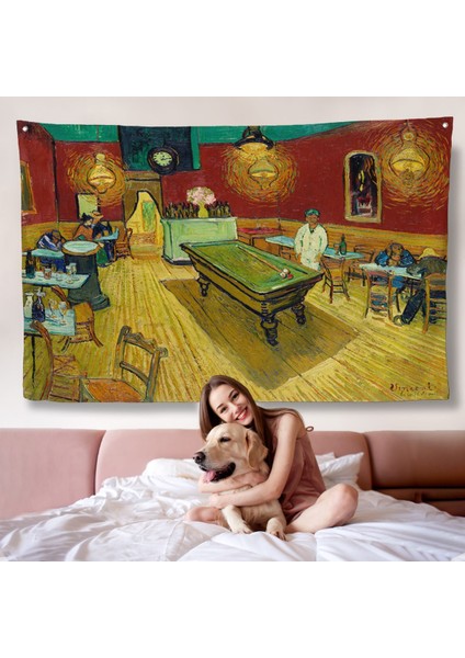 Vincent Van Gogh - Gece Kahvesi Duvar Örtüsü - The Night CAFE-7161