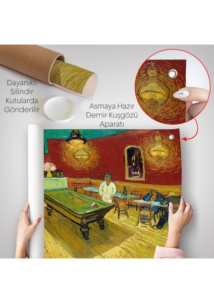 Vincent Van Gogh - Gece Kahvesi Duvar Örtüsü - The Night CAFE-7161 indirimleri