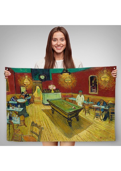 Vincent Van Gogh - Gece Kahvesi Duvar Örtüsü - The Night CAFE-7161