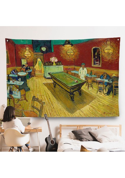 Vincent Van Gogh - Gece Kahvesi Duvar Örtüsü - The Night CAFE-7161