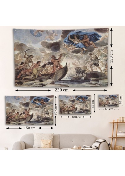 Jean Bernard Restout - Morpheus Uyku Duvar ÖRTÜSÜ-7083 fırsatları