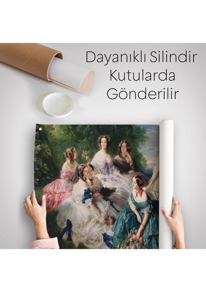 Imparatoriçe Eugenie ve Leydileri Duvar Örtüsü-Halısı - The Empress EUGÉNIE-6570 indirimleri