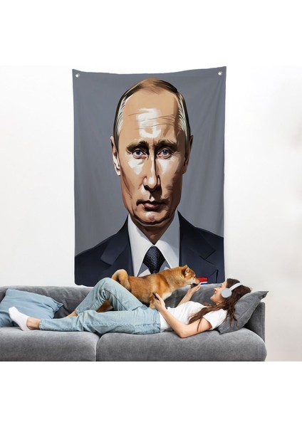 Vladimir Putin Rusya Devlet Başkanı Duvar ÖRTÜSÜ-7737