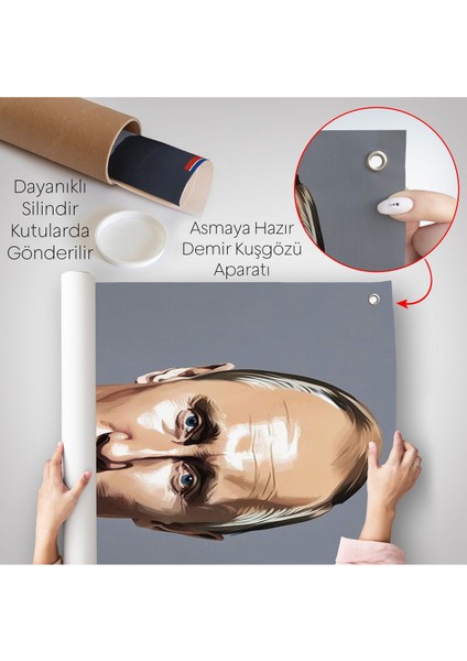 Vladimir Putin Rusya Devlet Başkanı Duvar ÖRTÜSÜ-7737 indirimleri