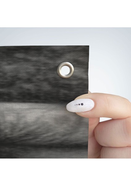 Mustafa Kemal Atatürk Siyah Beyaz Duvar Örtüsü - HALISI-6303 fırsatları