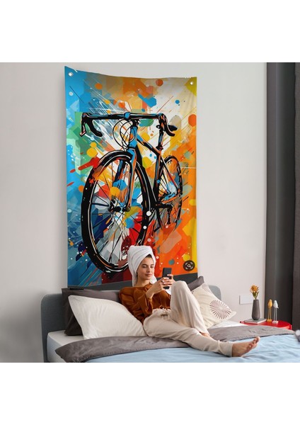 Yarış Bisikleti Duvar ÖRTÜSÜ-7703 fiyatları