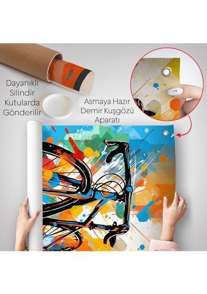 Yarış Bisikleti Duvar ÖRTÜSÜ-7703 indirimleri