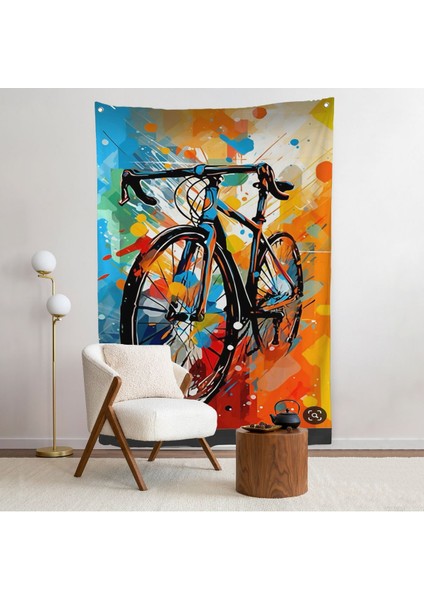 Yarış Bisikleti Duvar ÖRTÜSÜ-7703