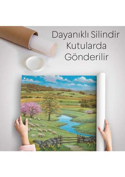 Akarsu Kenarındakı Rus Köylü Kızı Dekoratif Duvar ÖRTÜSÜ-HALISI-6536 indirimleri