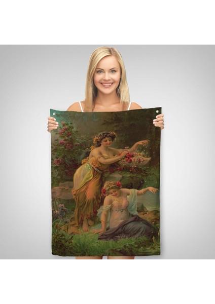 Çiçek Taoplayan Kadınlar Duvar ÖRTÜSÜ-HALISI-6483 fiyatları