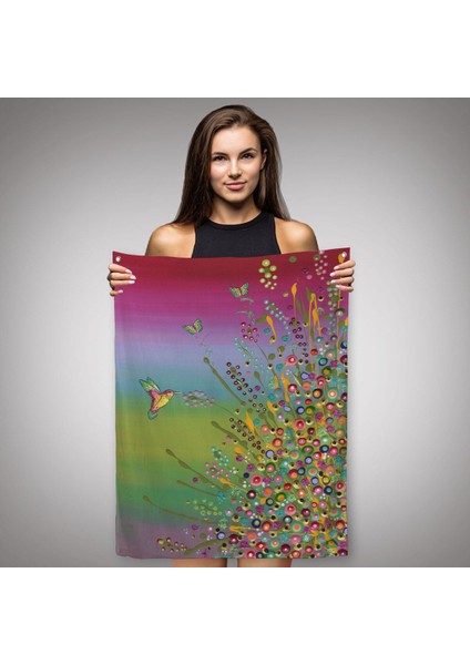 Gizli Bahçe Dekoatif Duvar Örtüsü - HALISI-6275 fiyatları