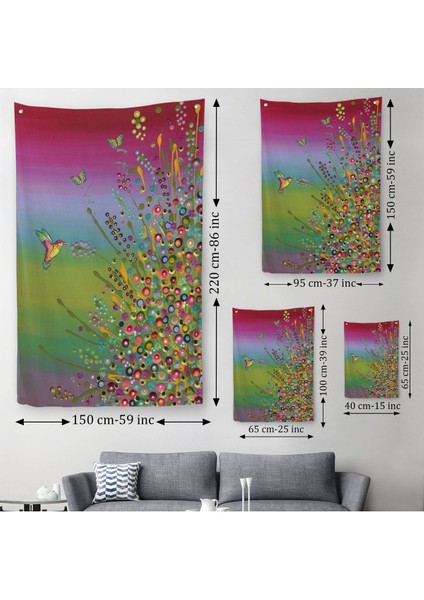 Gizli Bahçe Dekoatif Duvar Örtüsü - HALISI-6275 modelleri