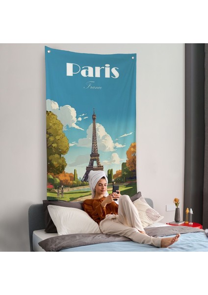 Fransa Paris Eyfel Kulesi Duvar ÖRTÜSÜ-7809 fiyatları