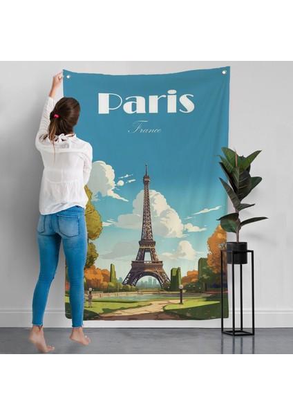 Fransa Paris Eyfel Kulesi Duvar ÖRTÜSÜ-7809 modelleri