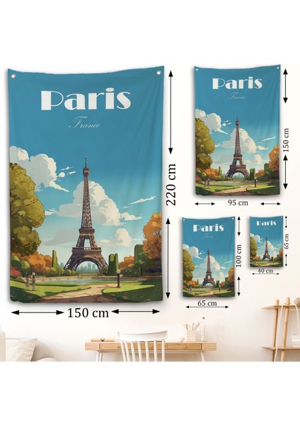 Fransa Paris Eyfel Kulesi Duvar ÖRTÜSÜ-7809 fırsatları