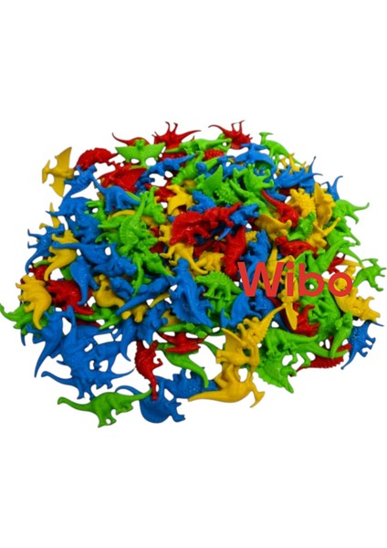 Dinozor Oyuncak Seti 100’LÜ-KARIŞIK Renk 8 Model Plastik Figür modelleri