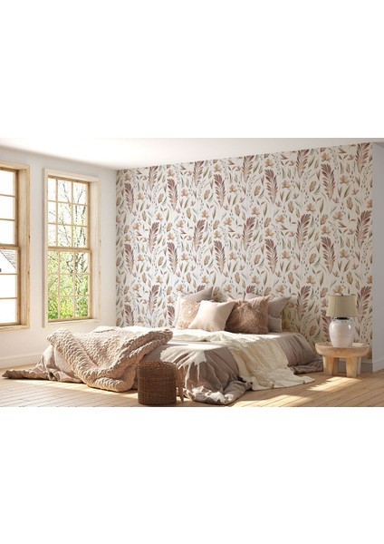 Yb Yaprak Desenli Iskandinav Duvar KAĞIDI-5553 fiyatları