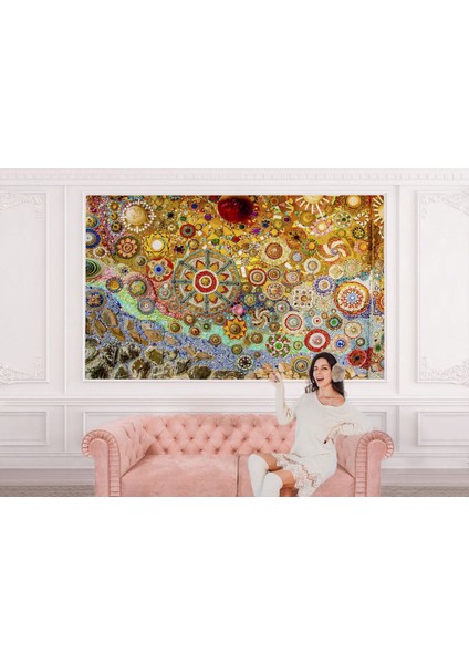 Sanatsal Mozaik Cam Dekoratif Duvar KAĞIDI-3463 fiyatları